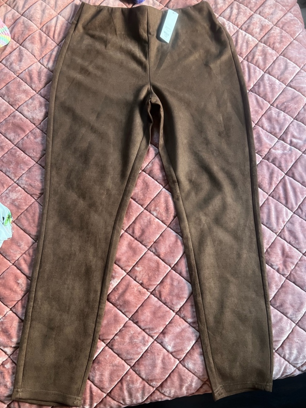 Brown Slim Ponte Leggings